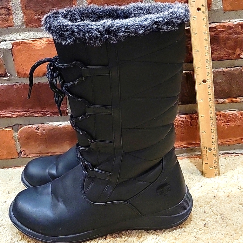 Totes Ladies Winter Boots Zip